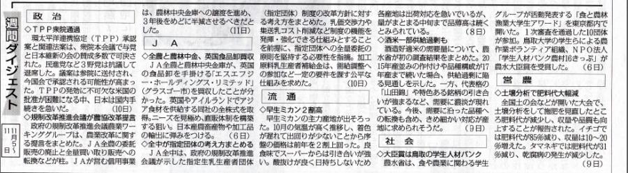 大会（日本農業新聞）