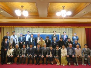 情報交換会後に全員集合